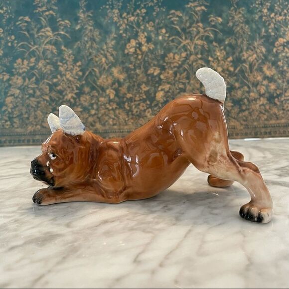 Vintage Crying Boo Boo Boxer Dog Figurine - Picture 3 of 6